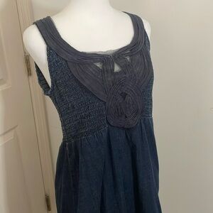 Calvin Klein Denim Sundress Navy Size 14